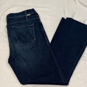 Women's Dark Blue Jeans -Mother